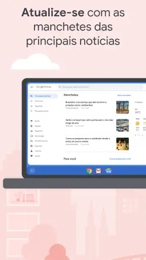 Google Notícias screenshot