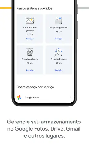 Google One screenshot