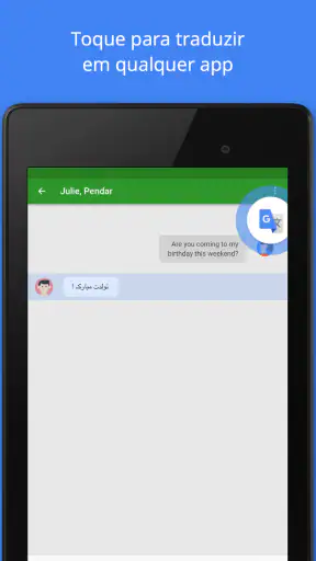 Google Tradutor screenshot