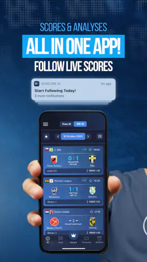 GoScore AI: Análise Esportiva screenshot