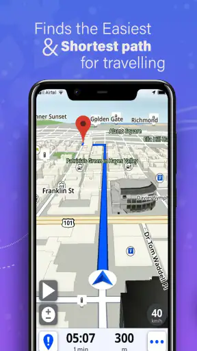 GPS, mapas, navegação por voz screenshot
