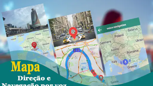 GPS Navegação E Mapa Direção screenshot