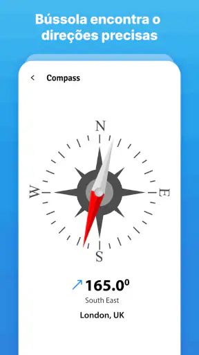 GPS navegação mapa instruções screenshot