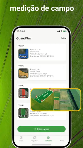 GPS para trator - GLandNav screenshot