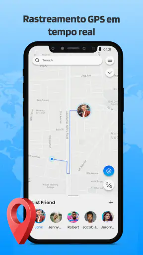 GPS Rastreador de Celular App screenshot