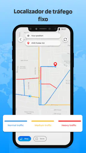 GPS Rastreador de Celular App screenshot