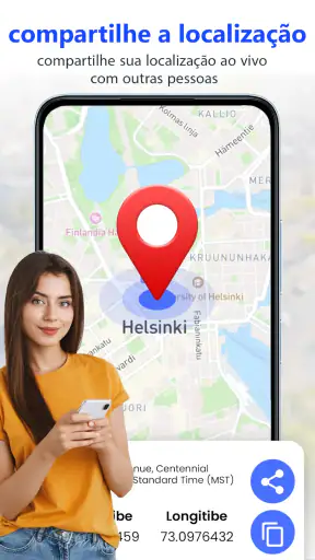 GPS satélite mapa da terra screenshot