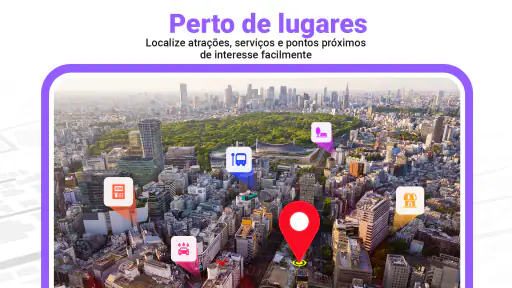 GPS Satélite Mapas Navegação screenshot