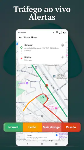 GPS vivo Navegação: Rota Mapa screenshot