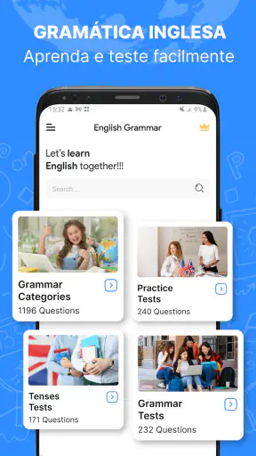 Gramática inglesa screenshot