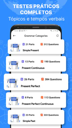 Gramática inglesa screenshot
