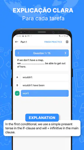 Gramática inglesa screenshot