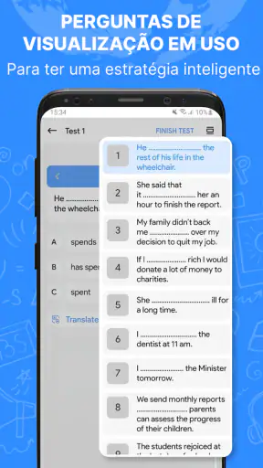 Gramática inglesa screenshot