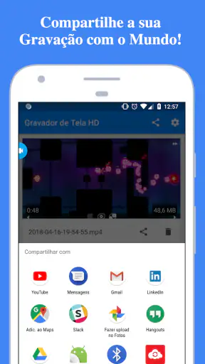 Gravador de Tela Áudio e Vídeo screenshot