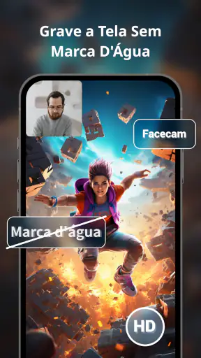Gravador de tela, Gravar video screenshot
