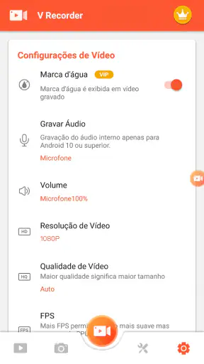 Gravador de tela V Recorder screenshot