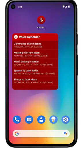 Gravador de Voz screenshot