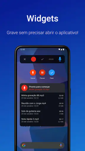 Gravador de Voz Fácil Pro screenshot
