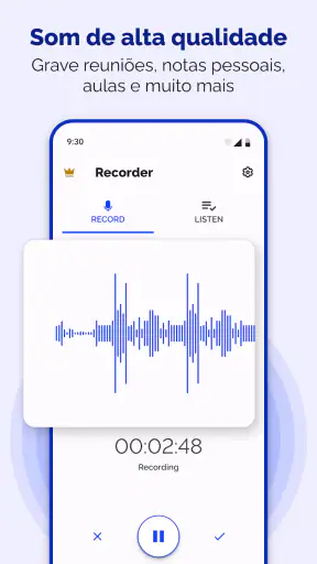 Gravador de Voz - Gravação Voz screenshot