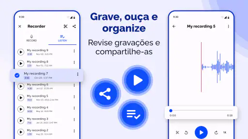 Gravador de Voz - Gravação Voz screenshot
