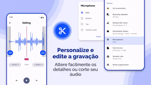 Gravador de Voz - Gravação Voz screenshot