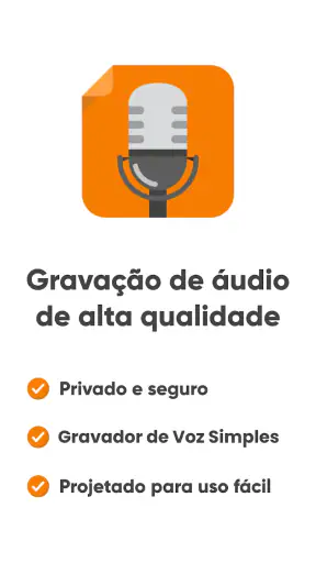Gravador de Voz Simples screenshot