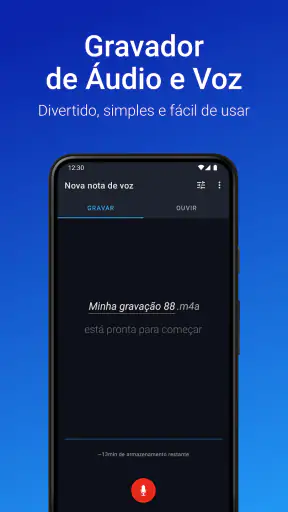 Gravador Voz Fácil screenshot