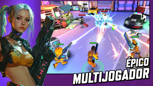 Gridpunk Battle Royale PvP 3v3 screenshot