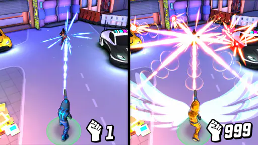 Gridpunk Battle Royale PvP 3v3 screenshot