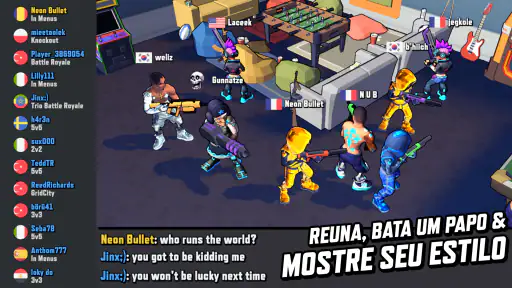 Gridpunk Battle Royale PvP 3v3 screenshot