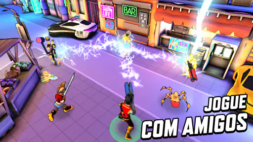 Gridpunk Battle Royale PvP 3v3 screenshot
