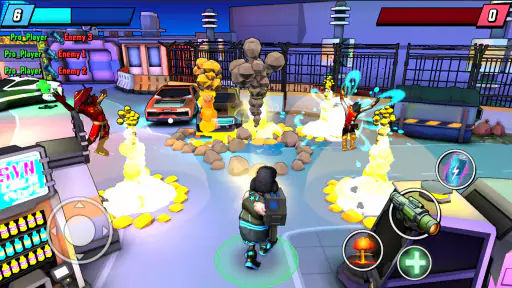 Gridpunk Battle Royale PvP 3v3 screenshot