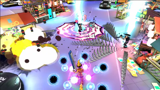 Gridpunk Battle Royale PvP 3v3 screenshot