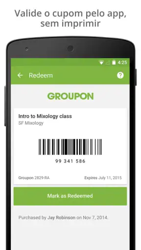 Groupon screenshot