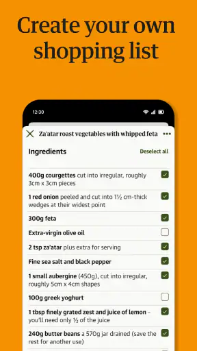 Guardian Feast: Daily Recipes screenshot