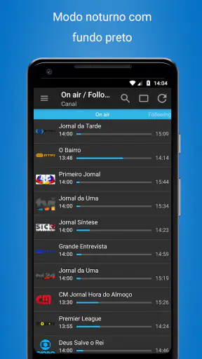Guia Programação TV Portugal screenshot