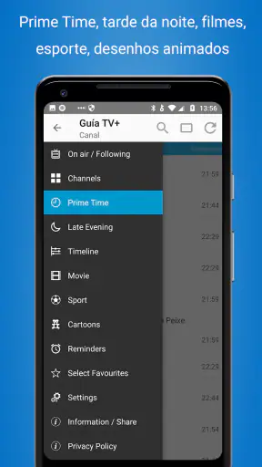 Guia Programação TV Portugal screenshot