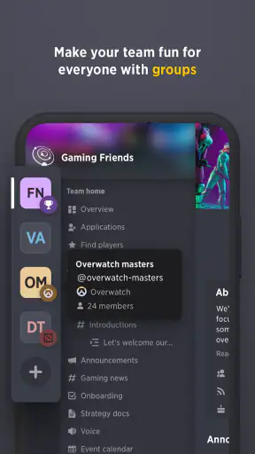 Guilded - community chat screenshot