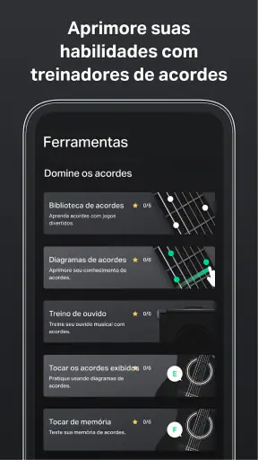GuitarTuna: Afinador, Acordes screenshot