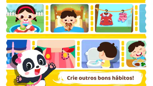 Hábitos diários do Bebê Panda screenshot