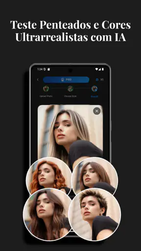 HairLook - Simulador de Cabelo screenshot