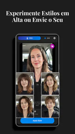 HairLook - Simulador de Cabelo screenshot