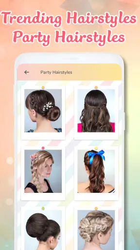 Hairstyles step by step screenshot