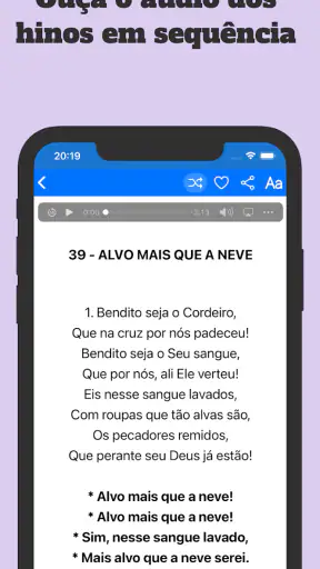 Harpa Cristã: Áudio e offline screenshot