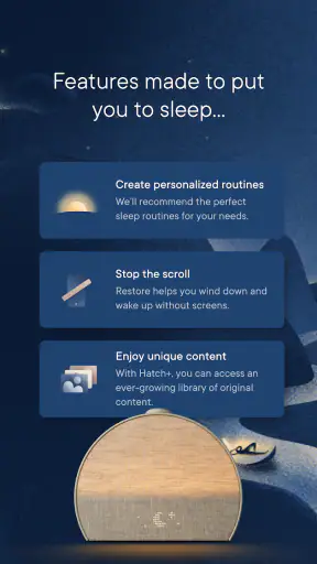 Hatch Sleep screenshot