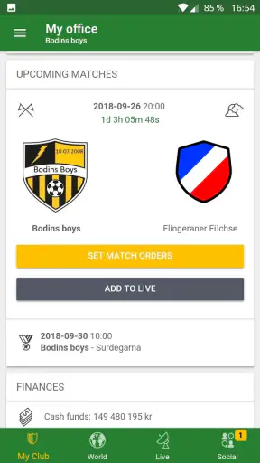 Hattrick - Gestão de futebol screenshot
