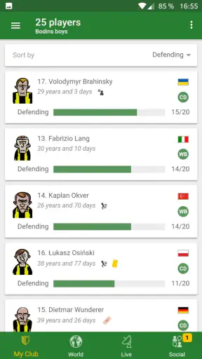Hattrick - Gestão de futebol screenshot