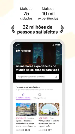 Headout: ingressos e viagens screenshot