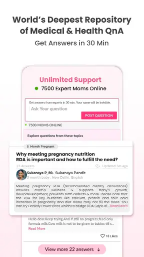 Healofy Pregnancy & Parenting screenshot