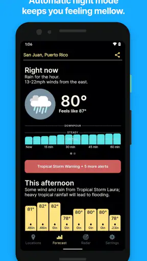 Hello Weather screenshot